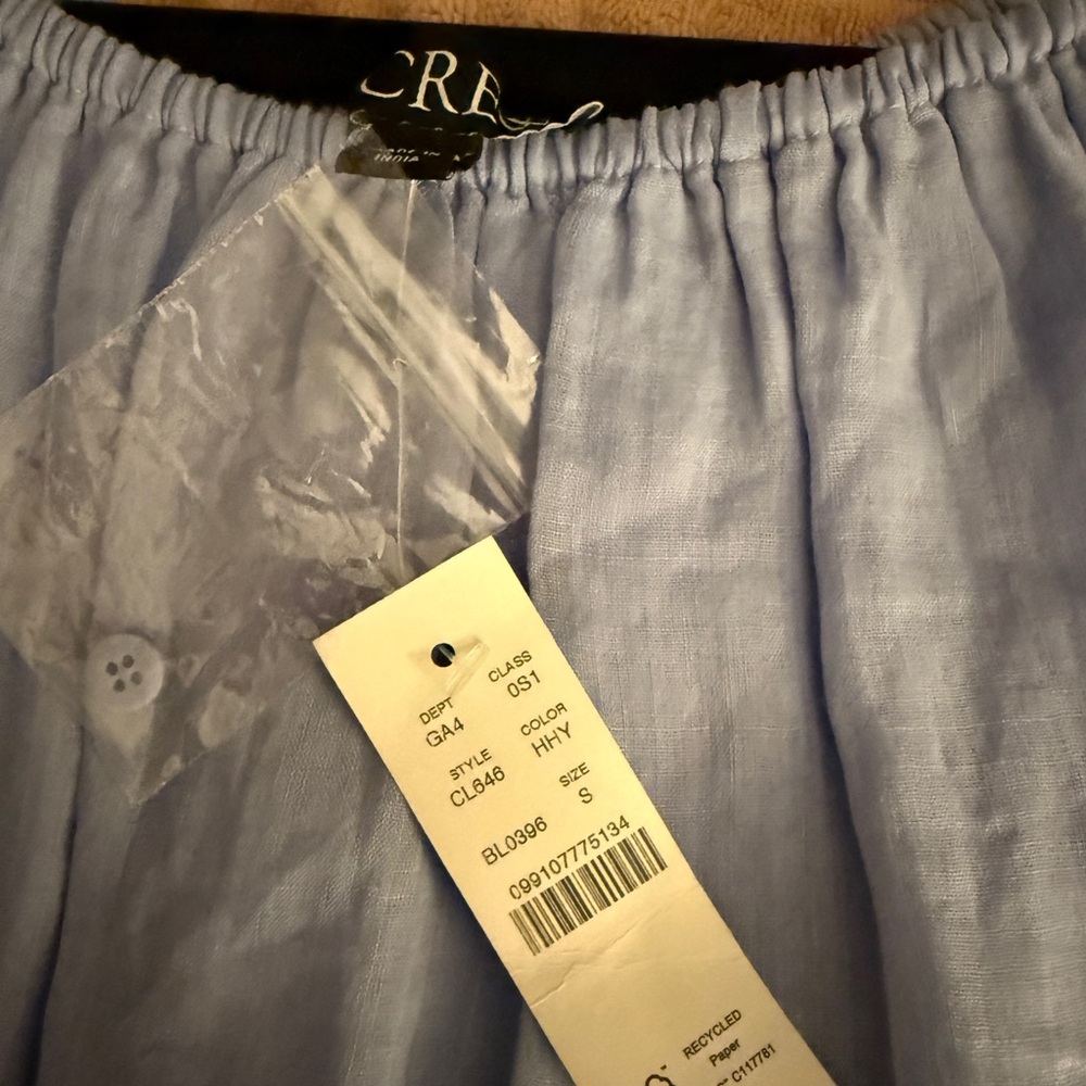 J. Crew Light Blue Long Sleeve Dress - Picture 2 of 6